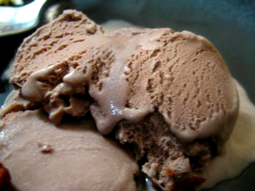Chocolate Custard Ice Cream Chocolate Custard Ice Cream picture