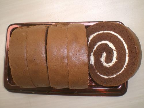 Chocolate Ice Cream Roll Chocolate Ice Cream Roll picture