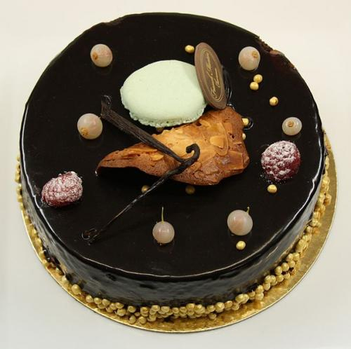 Chocolate-Mousse Dessert Cake Chocolate-Mousse Dessert Cake picture