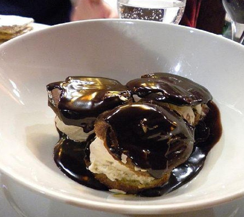 Chocolate Profiteroles Chocolate Profiteroles picture