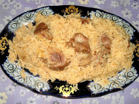 Chops with Pilaf Chops with Pilaf picture
