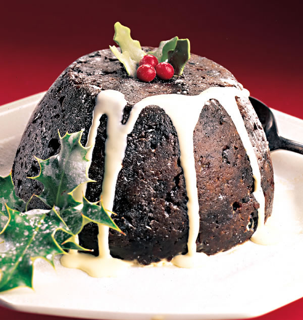 microwave christmas pudding
