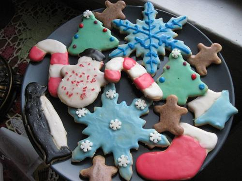 Christmas Card Cookies Christmas Card Cookies picture