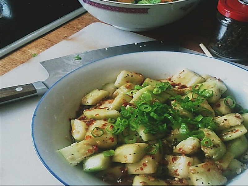 Cilantro Cucumber and Red Chile Salad Cilantro Cucumber and Red Chile Salad picture