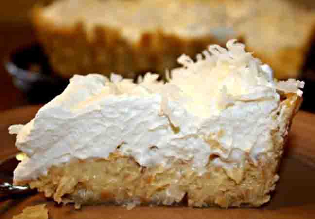 Coconut Bavarian Pie Coconut Bavarian Pie picture