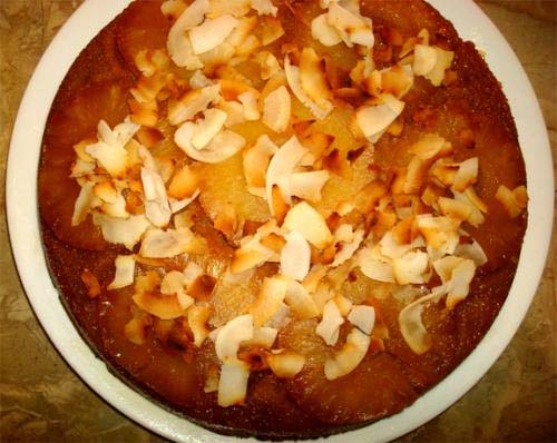 Coconut Upside Down Cake Coconut Upside Down Cake picture