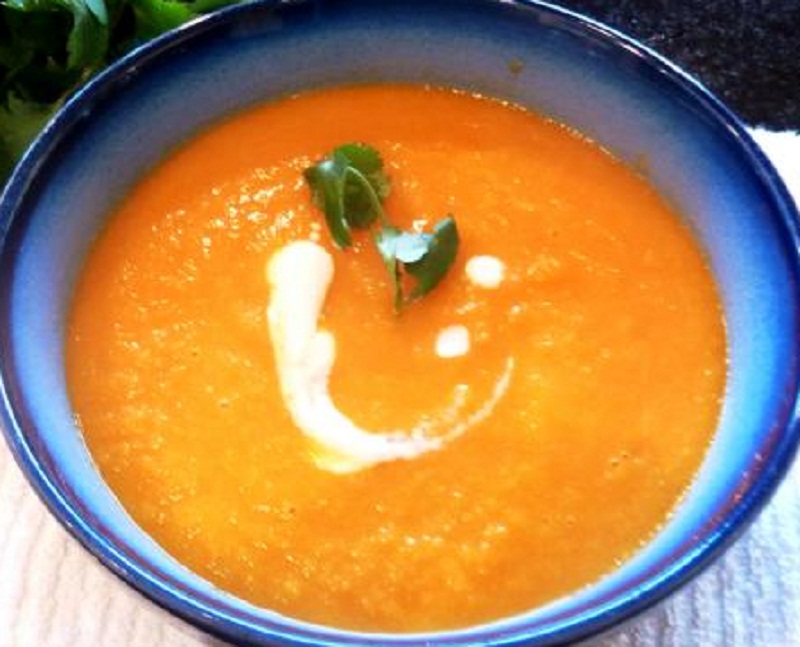 Cold Cream Of Carrot Soup Cold Cream Of Carrot Soup picture