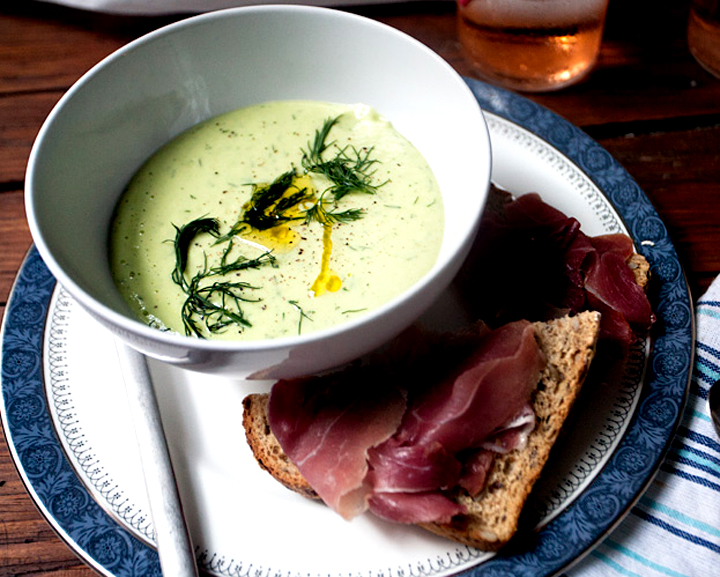 Cold Cucumber Soup Cold Cucumber Soup picture