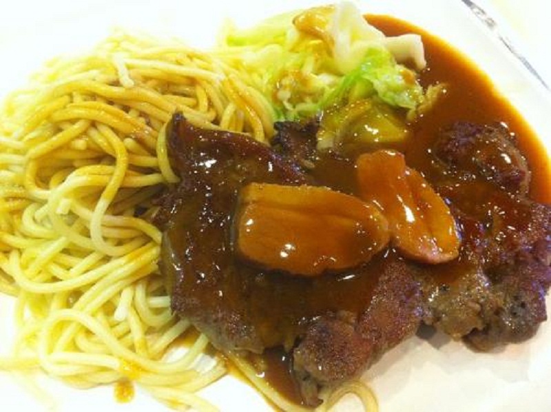 Company Pork Tehderloin and Noodles Company Pork Tehderloin and Noodles picture