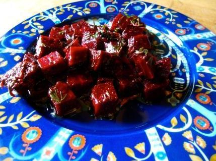 Cubed Harvard Beets Cubed Harvard Beets picture