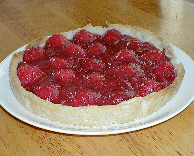 Cool Strawberry Pie Cool Strawberry Pie picture