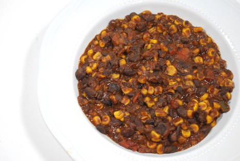 Corn and Bean Main Dish Corn and Bean Main Dish picture