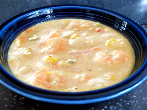 Corn And Shrimp Chowder Corn And Shrimp Chowder picture