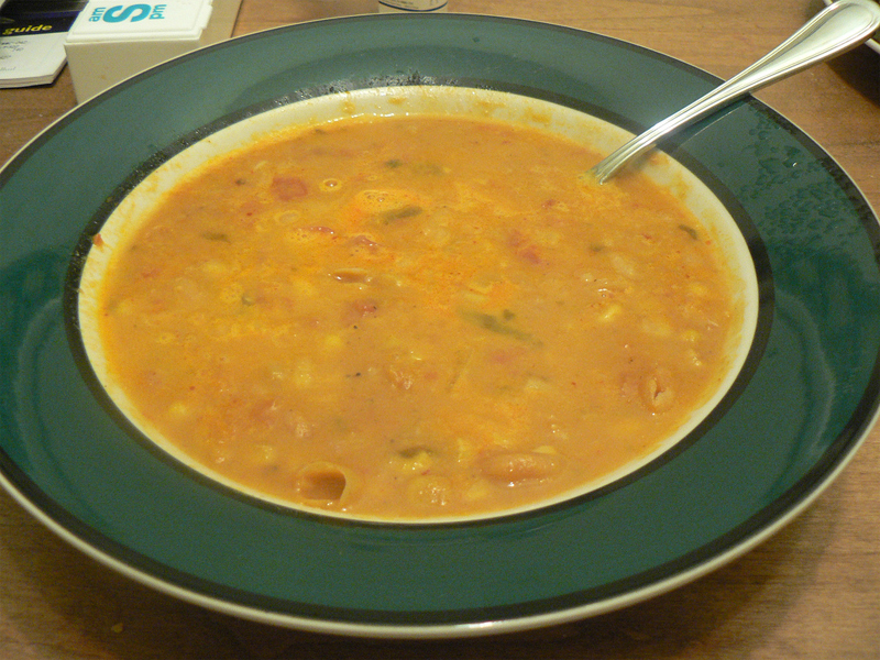 Sweet Corn and Chile Soup Sweet Corn and Chile Soup picture