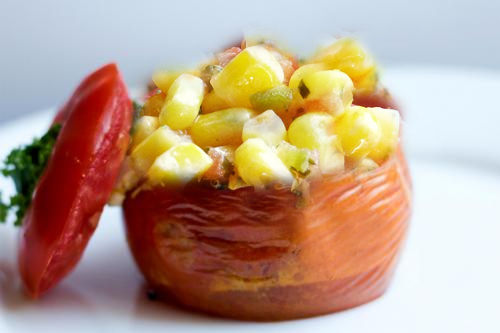 Corn Stuffed Tomatoes Corn Stuffed Tomatoes picture
