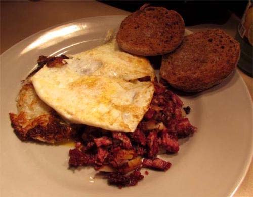 Corned Beef Hamburger Corned Beef Hamburger picture