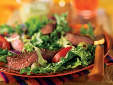 Grand Parisian Salad With Grilled Beef Sirloin Grand Parisian Salad With Grilled Beef Sirloin picture