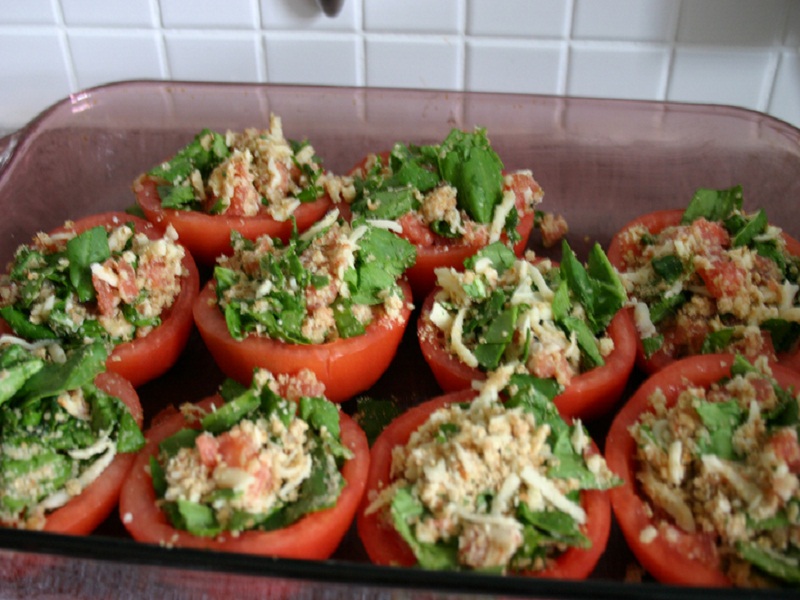 Couscous Stuffed Cherry Tomatoes Couscous Stuffed Cherry Tomatoes picture
