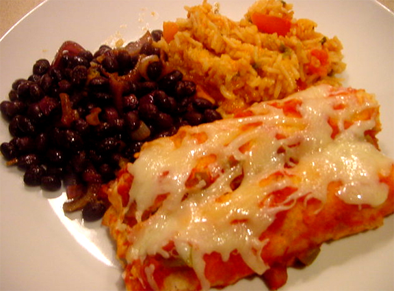 Crab Meat Enchiladas Crab Meat Enchiladas picture