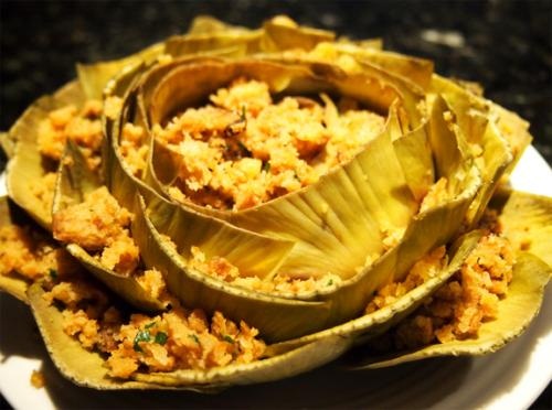Crab Stuffed Artichokes Crab Stuffed Artichokes picture