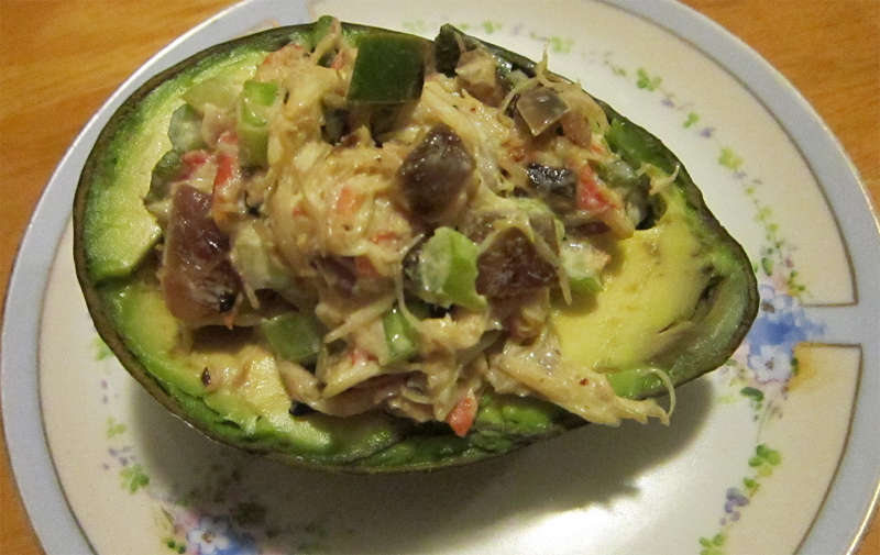 Crab Stuffed Avocados Crab Stuffed Avocados picture