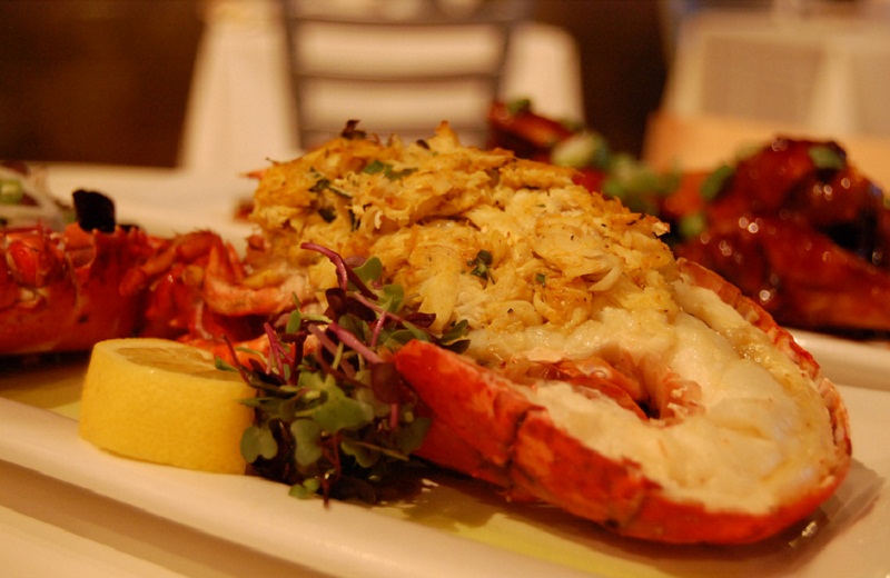 Crab Stuffed Lobster Crab Stuffed Lobster picture