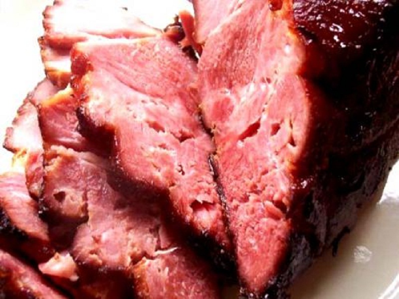 Cranberry Glazed Ham with Sauce Cranberry Glazed Ham with Sauce picture