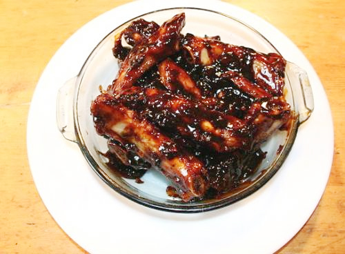 Cranberry Glazed Pork Ribs Cranberry Glazed Pork Ribs picture