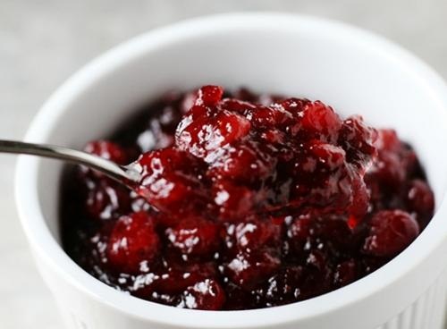 Cranberry Sauce With Pearl Onions And Golden Raisins Cranberry Sauce With Pearl Onions And Golden Raisins picture