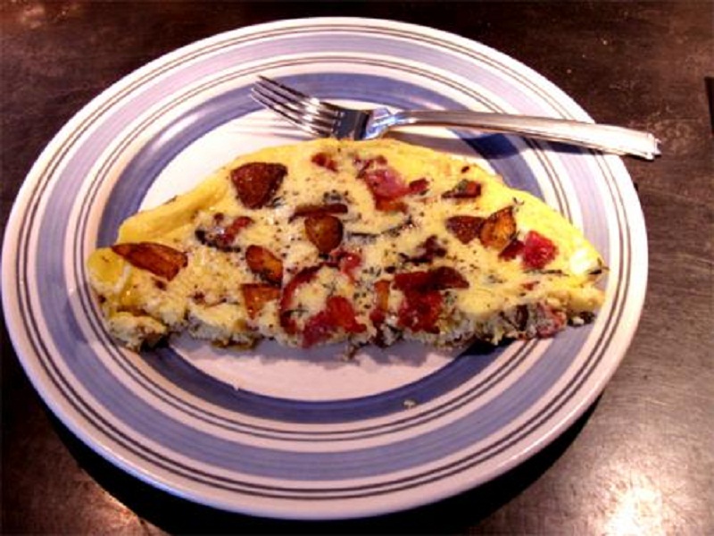 Cream Cheese And Tomato Omelette Cream Cheese And Tomato Omelette picture