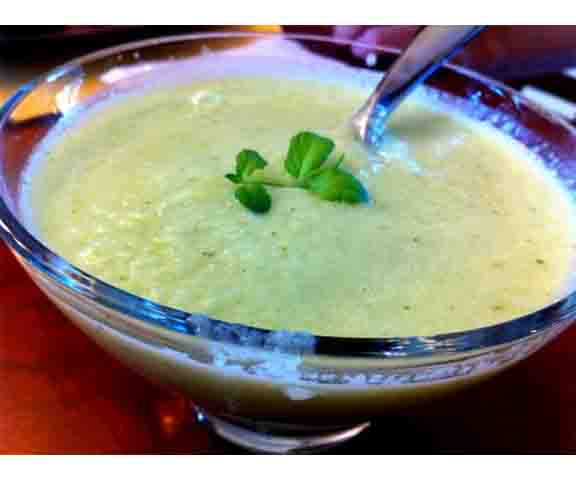 CREAM OF CUCUMBER SOUP CREAM OF CUCUMBER SOUP picture