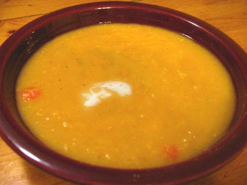 Cream Of Curried Pea Soup Cream Of Curried Pea Soup picture
