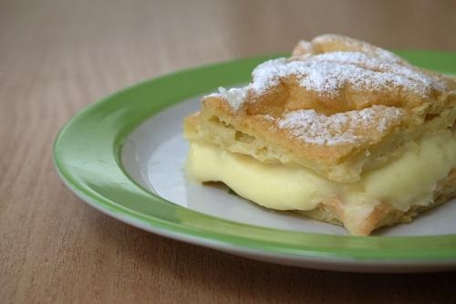 Cream Pie With Custard Filling Cream Pie With Custard Filling picture