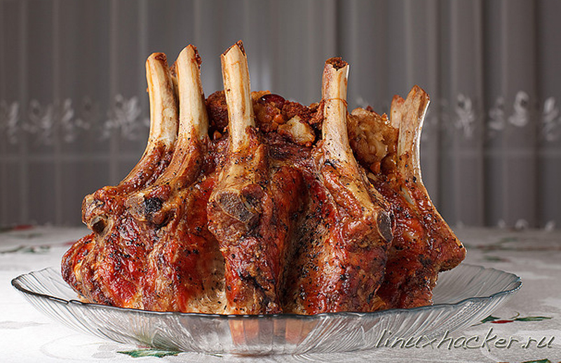 Crown Pork Roast With Cranberry Stuffing Crown Pork Roast With Cranberry Stuffing picture