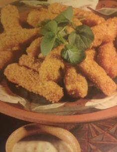 Crumbed Parsnip Sticks With Mustard Yogurt Crumbed Parsnip Sticks With Mustard Yogurt picture