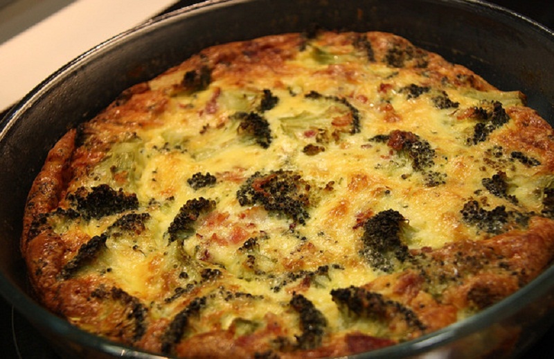 Crustless Broccoli Quiche Crustless Broccoli Quiche picture