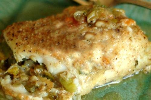 Crusty Egg Stuffed Haddock Crusty Egg Stuffed Haddock picture