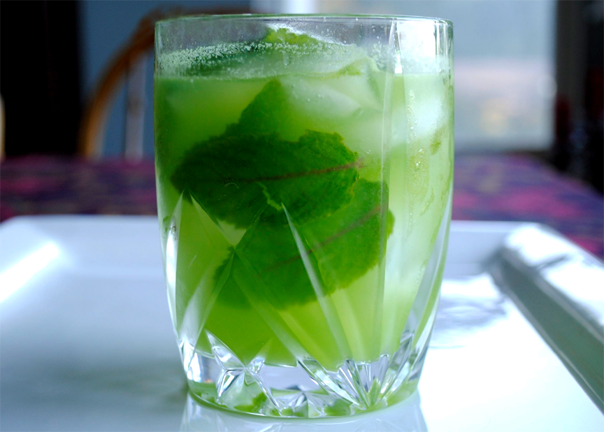 Cucumber and Mint Lassi Cucumber and Mint Lassi picture