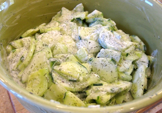 Cucumber And Yogurt Salad Cucumber And Yogurt Salad picture
