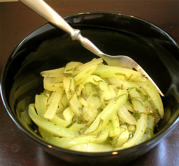 Cucumber Julienne With Dill Cucumber Julienne With Dill picture