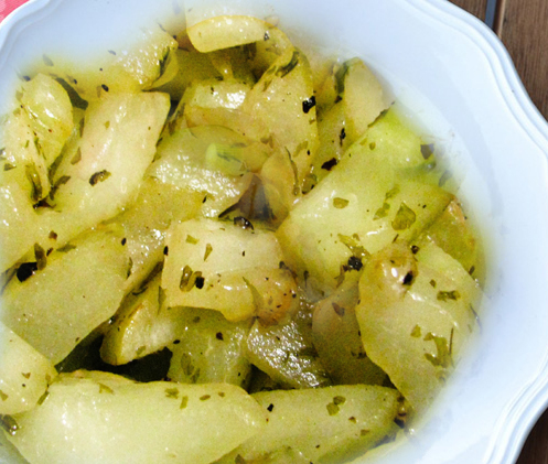 Cucumbers Saute Cucumbers Saute picture