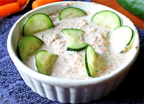 Cucumbers With Yogurt And Dill Cucumbers With Yogurt And Dill picture