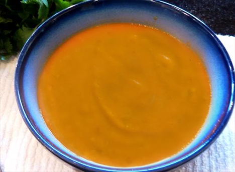 Curried Carrot Peanut Soup Curried Carrot Peanut Soup picture
