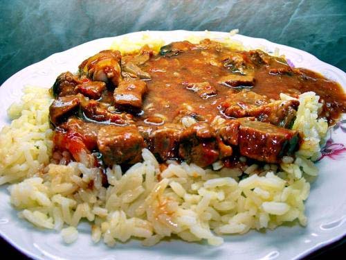 Curried Veal With Rice Curried Veal With Rice picture