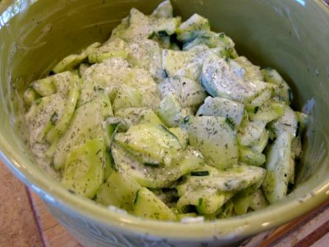 Cucumber and Yogurt Salad Cucumber and Yogurt Salad picture