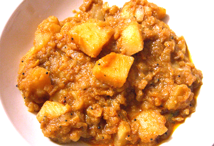 Dry Potato Curry Dry Potato Curry picture