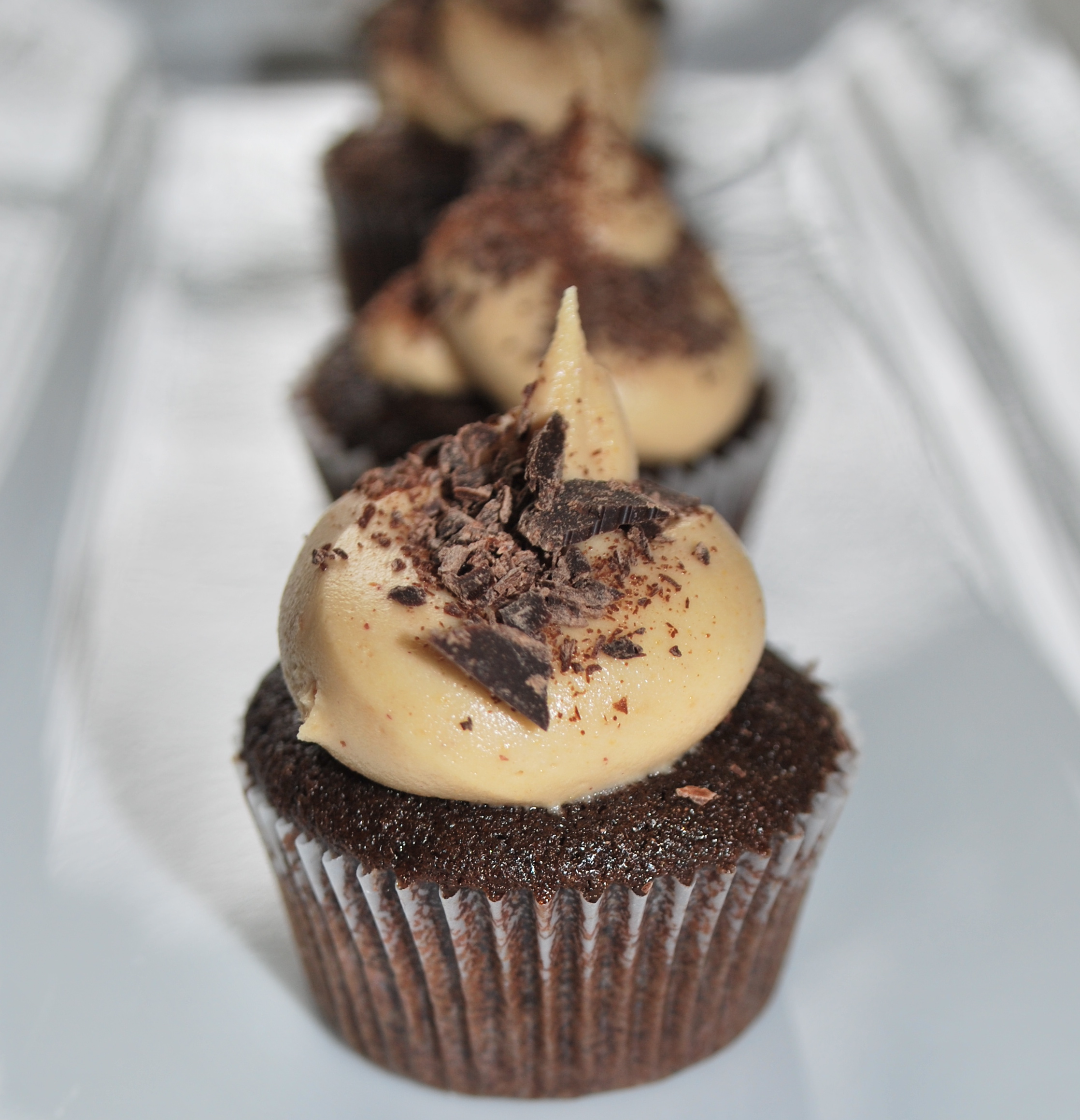 Dark Chocolate Cake with Peanut Butter Frosting Dark Chocolate Cake with Peanut Butter Frosting picture