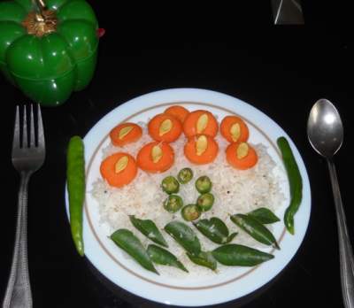 Tri Colour Coconut Rice in a Jiffy! Tri Colour Coconut Rice in a Jiffy! picture