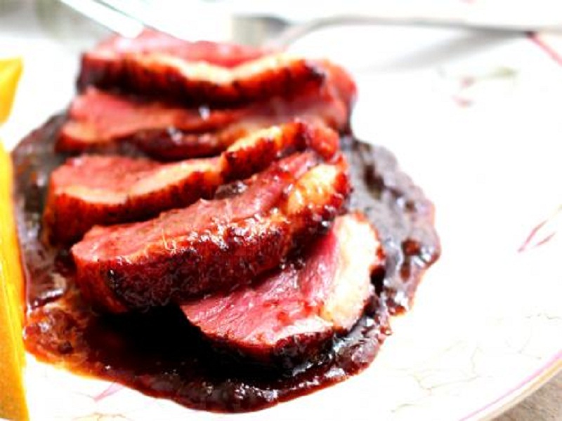 Duck with Raspberries Duck with Raspberries picture