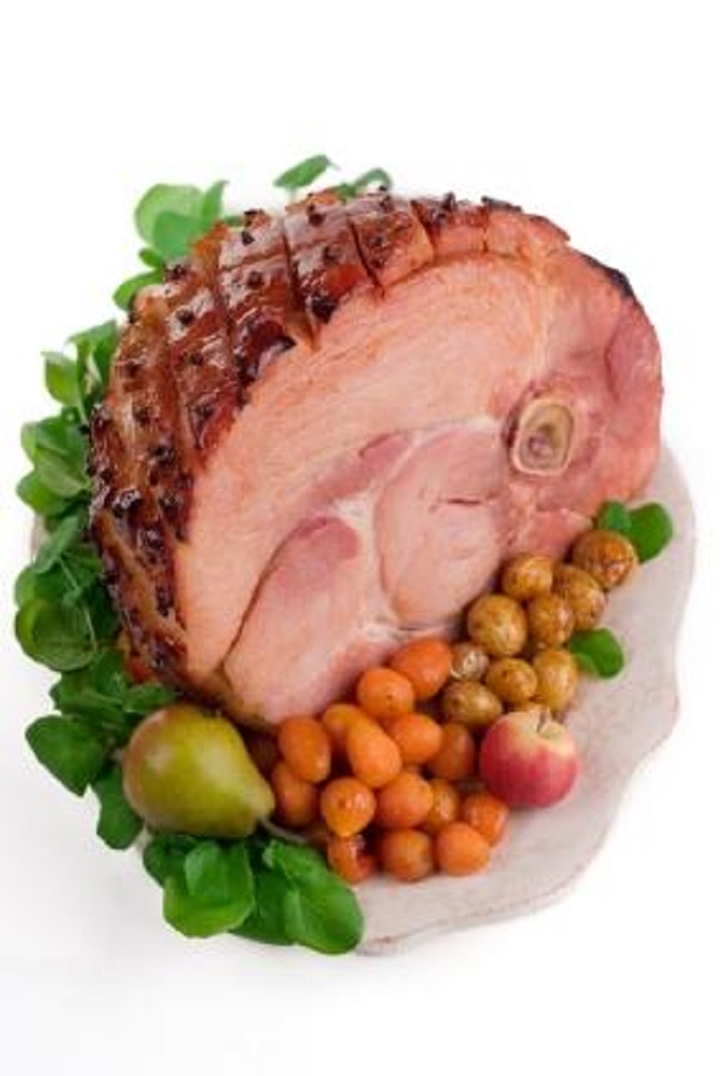Baked Ham with Beer and Sultana Sauce Baked Ham with Beer and Sultana Sauce picture